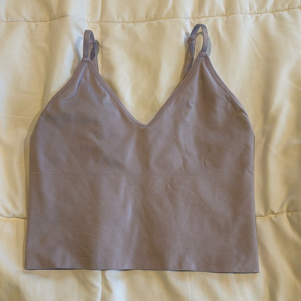 Cropped Tank Top (Purple)